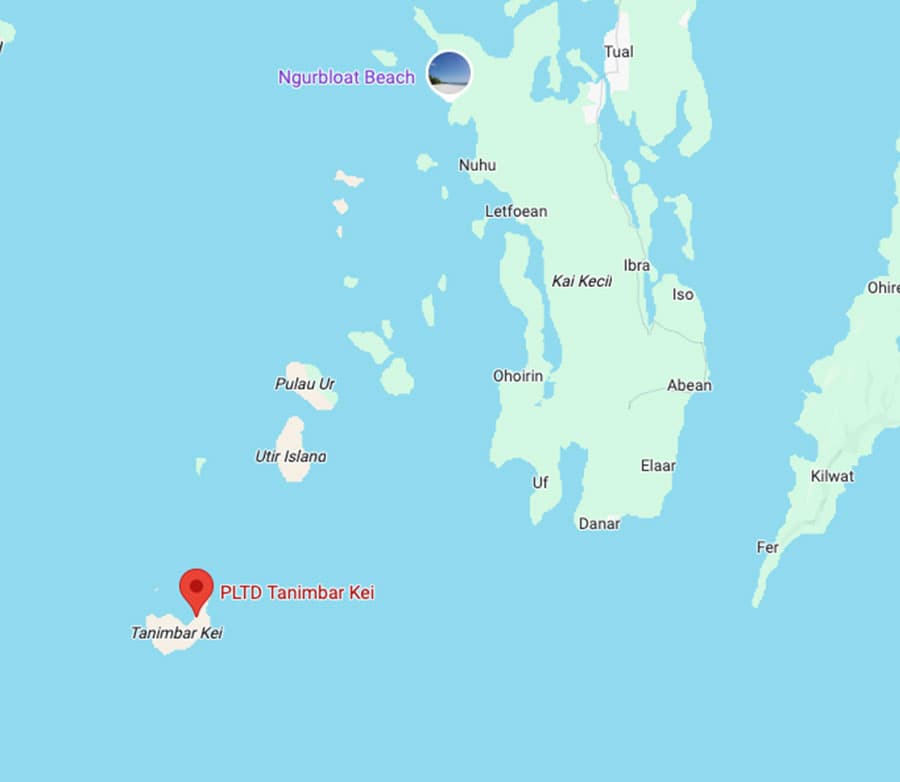 Tanimbar Kei map placeholder
