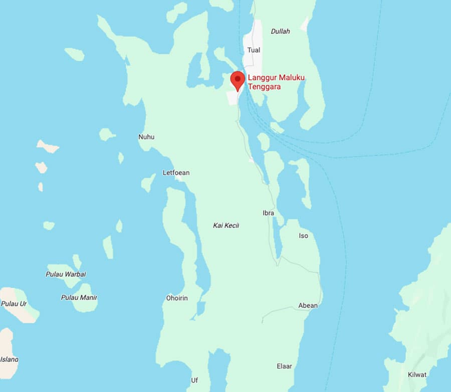 Langgur map placeholder